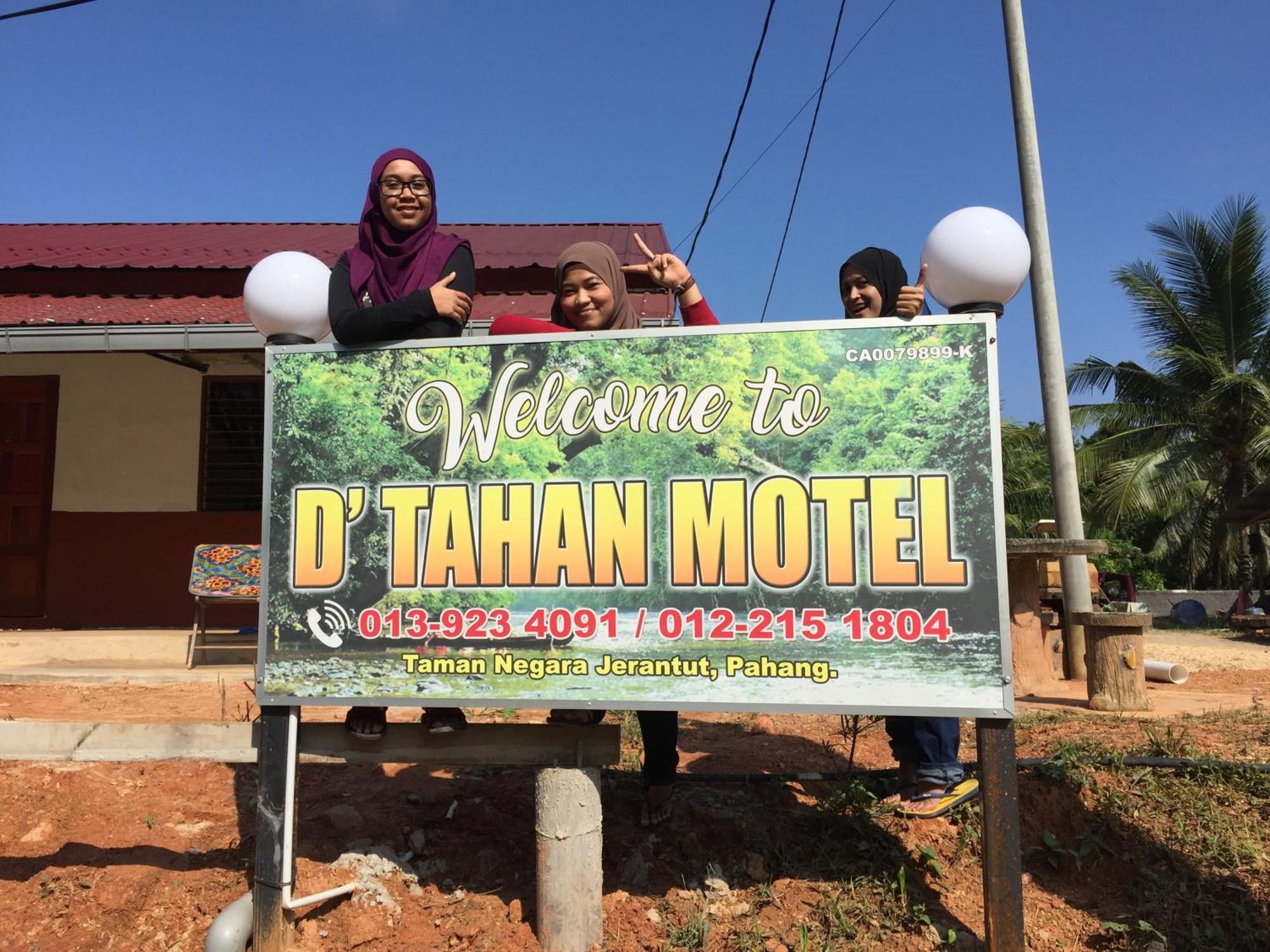 Dtahan Motel Taman Negara Kuala Tahan Exteriör bild